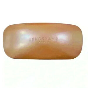 Longchamp Sunglasses Case Only Clamshell Brown Hardcase Large